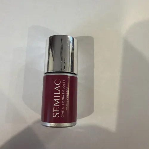 SEMILAC One Step Glossy 3in1 Hybrid-Nagellack S570 Dunkle Himbeere 7 ml