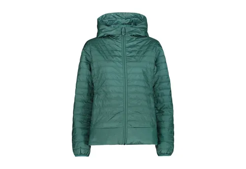 CMP Damen Reverse Hoodie Jacke - Größe XXS, Türkis - Leichte Funktionsjacke für Damen mit fester Kapuze, perfekt für wechselhaftes Wetter und vielseitige Outdoor-Aktivitäten.