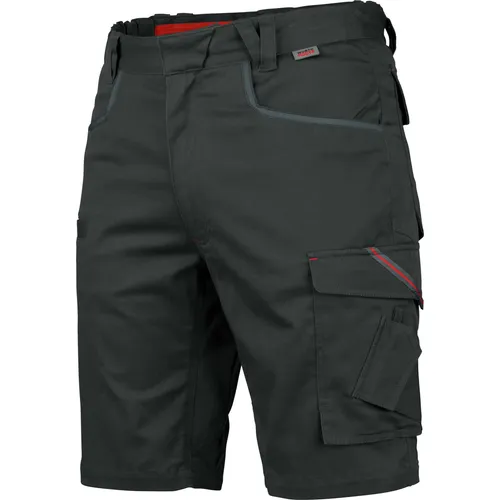 Würth MODYF Arbeitsshorts Stretch X Kurze Arbeitshosen für Handwerker Komfortable, strapazierfähige Shorts mit Flexibilität, Dunkelgrau