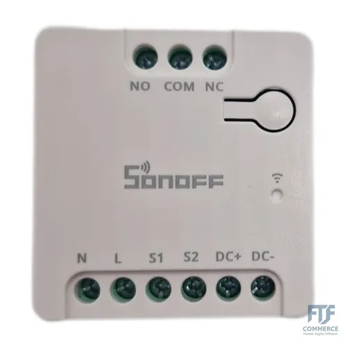 SONOFF MINI Dry WIFI Smart Schalter Relay - Steuerbare WLAN Steckdose für Lichtsteuerung, kompatibel mit Amazon Alexa und Google Home, einfach per App bedienen, ideal für Smart Home Anwendungen.