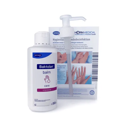 Baktolan balm - intensiv pflegender Wasser-in-Öl Hautbalsam inkl. Horn Medical Dosierpumpe