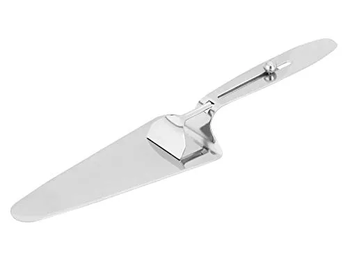 Edelstahl Tortenheber mit Schieber – Praktisches Tortenbesteck - Hochwertiger Tortenheber aus rostfreiem Edelstahl, ideal für das mühelose Servieren. Spülmaschinenfest und 24 cm lang für einfachen Einsatz in der Küche.