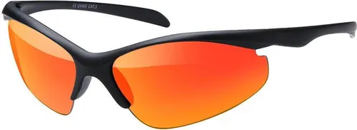 Kinder Sonnenbrille UV 400 Schutz Nerd Jungen Mädchen 80er Rot