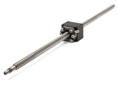 SET: Kugelumlaufspindel SFS1620-DM 352mm mit Spindelmutterblock 1620B - L300 - Hochwertige Kugelumlaufspindel für präzise Bewegungen. Ideal für den Einsatz in Maschinenbau und Industrie, sorgt für zuverlässige Leistung und Langlebigkeit.