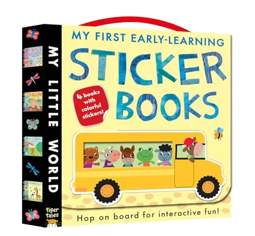 My First Early-Learning Sticker Books Boxed Set: 4 Books with Colorful Stickers! (My Little World)