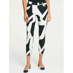 7/8-Hose HEINE für Damen, Gr. 40 - Stoffhose mit effektvollem Grafik-Print, figurbetont und aus hochwertiger Softstretch-Qualität. Ideal für stilvolle Outfits und bequem im Alltag.