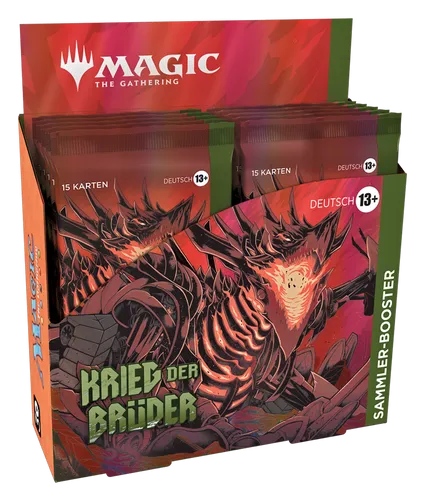 MTG Magic - Krieg der Brüder - Collector Booster Display (12 Packs, DE) NEU&OVP!