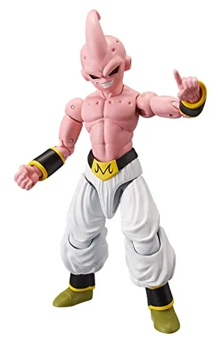 BANDAI Dragon Ball Super – Majin Boo Figur 17 cm - Actionfigur aus Dragon Ball Super, detailreiche Gelenkfigur mit 16 Punkten und wechselbaren Händen für vielfältige Szenen.