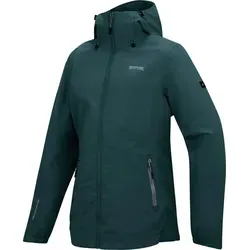 Regatta Hamara IV Damen Outdoorjacke mit Kapuze - Grün - Größe 36 - Die Regatta Hamara IV Damenjacke bietet zuverlässigen Wetterschutz und Atmungsaktivität. Ideal für Outdoor-Aktivitäten, mit verstellbarer Kapuze und praktischen Taschen für sicheren Stauraum. Perfekt für Regen und Wind.