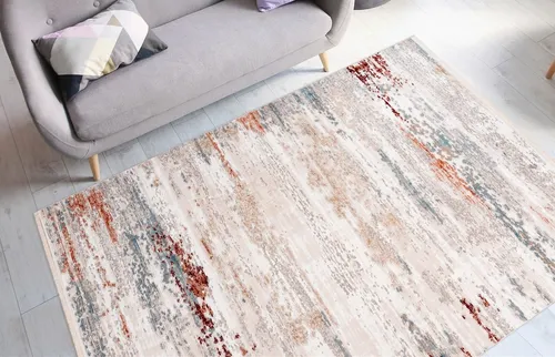 Kayoom Vintage-Teppich Akropolis, Rosa, Grau, 80x150 cm - Teppiche & Böden, Vintage-Teppich im trendigen Used-Look mit charmanten Farbspielen und pflegeleichter Oberfläche für ein kreatives Interieur.