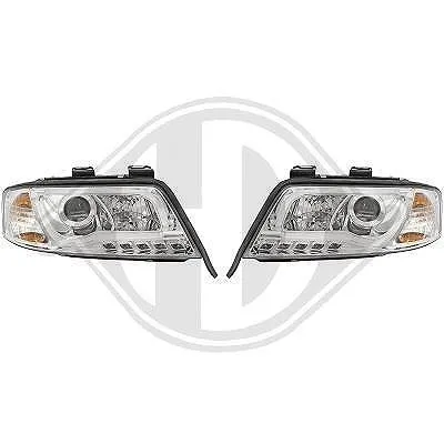 Hauptscheinwerfersatz DIEDERICHS 1024787 für AUDI - Frontscheinwerfer mit Leuchtweitenregulierung, bietet optimale Sicht mit Tagfahrlicht (LED) und hochwertiger TUBE LIGHTS Qualität.