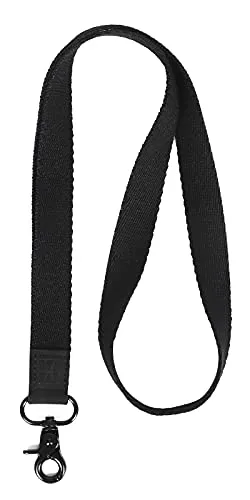 HEZEN Coole Lanyards, Halsband-Schlüsselanhänger, Hals-Lanyards für Schlüssel, Brieftaschen und Ausweishalter (Schwarz)