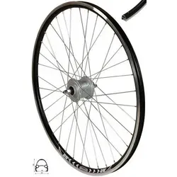REDONDO 28 Zoll Vorderrad Laufrad mit Shimano Nexus Nabendynamo - Fahrrad-Laufräder mit hochwertiger Hohlkammerfelge aus Aluminium, ideal für sichere Fahrten dank integriertem Shimano Nabendynamo für zuverlässige Beleuchtung.
