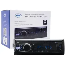 PNI Autoradio PNI-8524BT - 1 DIN Autoradio mit Bluetooth und RDS, ideal für Bus und Truck, bietet 4x45W Leistung und SD-Kartenleser für vielseitigen Musikgenuss.
