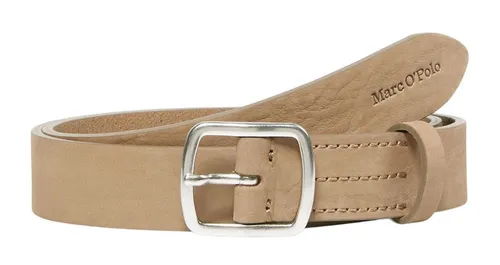 Marc O'Polo Damen Gürtel W70 Dusty Earth - Eleganter Gürtel aus hochwertigem Echtleder, der nicht nur Ihre Outfits aufwertet, sondern auch für perfekten Sitz sorgt. Ideal für stilbewusste Frauen, die Wert auf Qualität legen. Weite 70.