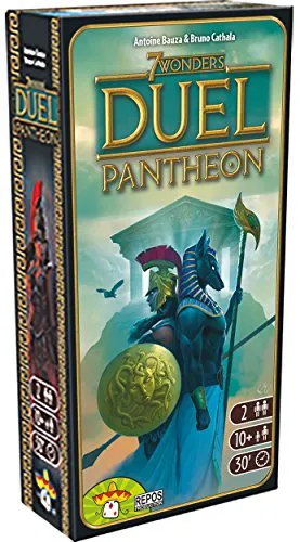Asmodee, 7 Wonders Duel: Pantheon, Erweiterung Brettspiel, Ausgabe auf Italienisch