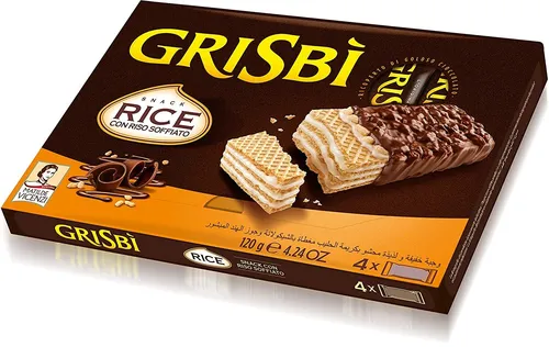 Matilde Vicenzi Grisbi Snack Rice Con Riso Soffiato Puffreiskekse 120g