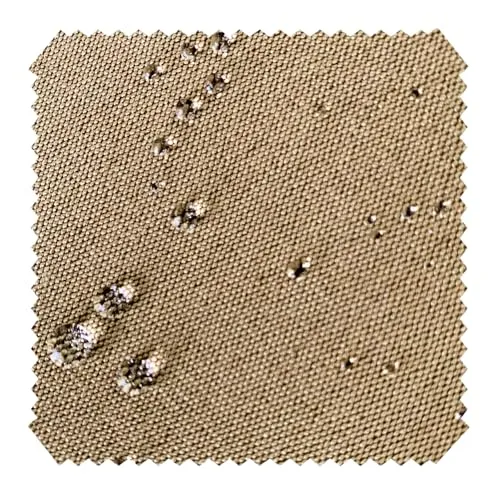 novely® ARAGON WASSERABWEISEND UV - Premium Outdoor-Stoff - UV-Beständiger Acryl-Stoff - Wasserabweisender Markisenstoff in Baumwoll-Optik - Meterware 1lfm | Farbe: 79 Beige Meliert