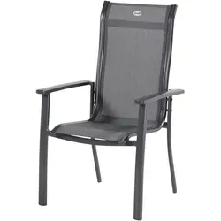 HARTMAN Alice Comfort Stapelsessel, xerix/anthrazit, Alu/Textilene, 68x65x107cm