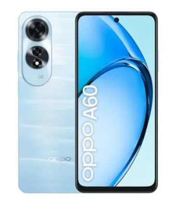 OPPO A60 Smartphone, 128GB, 5G - Smartphone in Ocean Blue mit 50 Mpx Kamera und 128GB Speicher, perfekt für schnelle Internetverbindungen und beeindruckende Fotos.