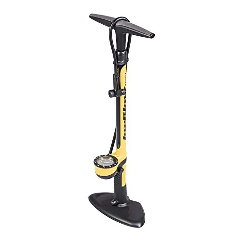 Topeak JoeBlow Sport III Standpumpe - Silver, One Size - Luftpumpen mit Twinhead und extra langem Schlauch für müheloses Aufpumpen von Bikes, Bällen und Luftmatratzen.