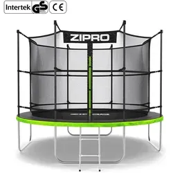 ZIPRO Trampolin Jump Pro IN | 10FT Ø 312 cm – Sicheres Gartentrampolin für Kinder - Erleben Sie unvergessliche Sommer mit dem ZIPRO Jump Pro IN (10FT)! Das Trampolin bietet Sicherheit durch das innere Netz und ist mit Leiter sowie Randabdeckung ausgestattet – ideal für Spiel und Bewegung im Garten.
