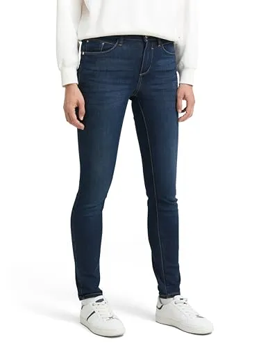 Tom Tailor Alexa Skinny Jeans W30 L32 - Blau - Kategorie: Jeans, Passform: Skinny für einen figurschmeichelnden Look und ideal für jede Jahreszeit.