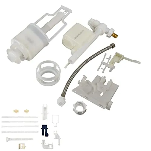 SCHWAB Ersatzteile SET für UP Spülkasten 182.0400 - Spülkästen Ersatzteile-Set mit Füllventil, Bodenventil und Auslaufventil für einfache und schnelle Reparaturen. Originalteile für höchste Qualität!