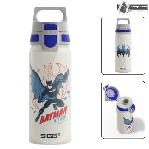 Sigg Batman Thermosflasche 0.60 l - Stylische Thermosflasche mit Batman-Motiv, ideal für Fans und perfekt für unterwegs.