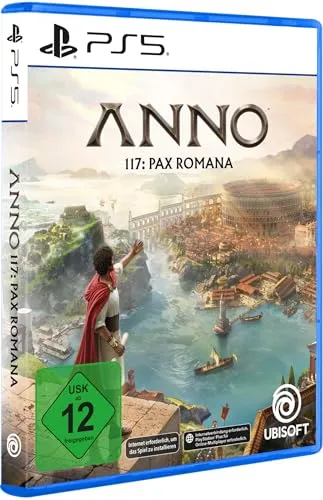 Anno 117 Pax Romana für PlayStation 5 - Konsolen-Spiel: Erlebe die ultimative Städtebau-Simulation im Römischen Reich, optimiere deine Wirtschaft und entscheide über das Schicksal deiner Provinzen.