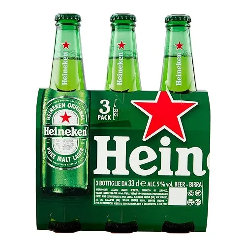 Birra Heineken Tris Da Cl 33 Premium Lager