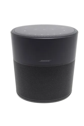 BOSE Home Speaker 300 schwarz - Smart Speaker mit Sprachsteuerung - Lautsprecher mit Spitzenklang und kraftvollen Bässen. Integrierter Google Assistant und Amazon Alexa für einfache Sprachsteuerung. Kabellose Verbindung über WLAN, Bluetooth und Apple AirPlay 2.