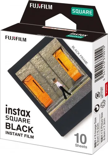 Fujifilm Instax SQUARE Black Frame WW 1 Sofortbildfilm color