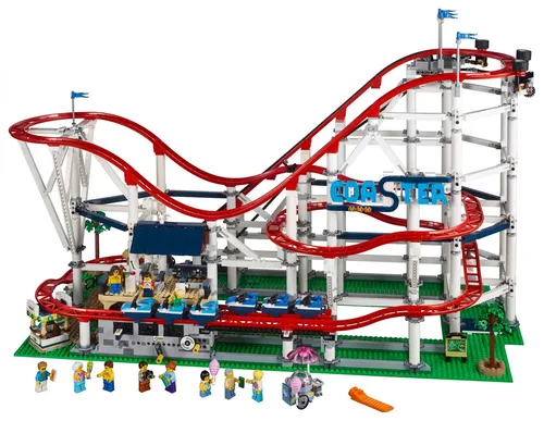 Lego Creator 10261 "Achterbahn" - Ungeöffnetes Set von 2018 - LEGO (R) Komplette Sets & Packs, beeindruckende Achterbahn mit detailreichem Design und interaktiven Elementen für stundenlangen Spielspaß.