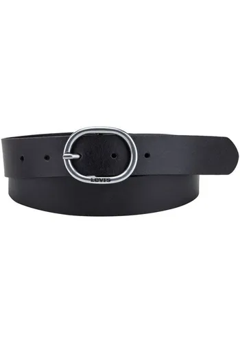 Levi's Women's HERMOSILLA 100 Leather Belt, Regular Black, 80 cm - Damen-Gürtel aus hochwertigem Leder, zeitloses Design für jeden Anlass und perfekte Passform.