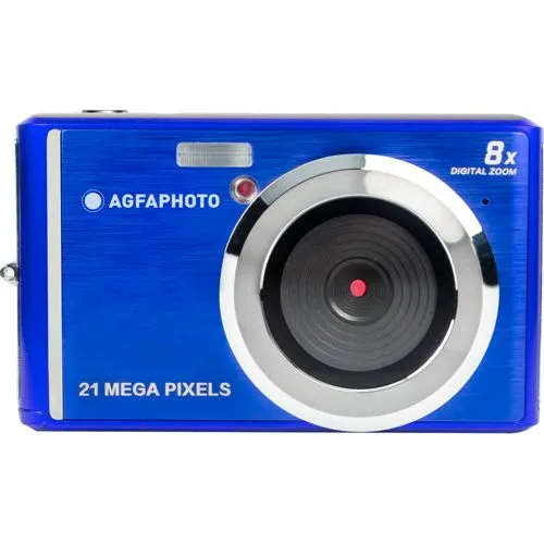 AgfaPhoto Realishot DC5200 blau - Kompaktkamera mit 20 MP, ideal für hochwertige Aufnahmen und einfache Bedienung