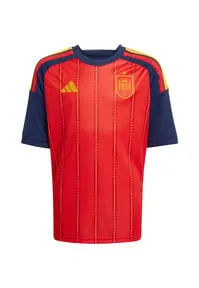 ADIDAS Kinder Trikot Spanien 2026 Heim - Sportuniformen für junge Fußballfans, inspiriert von der spanischen Flagge. CLIMACOOL-Technologie sorgt für ein kühles, trockenes Tragegefühl und optimale Performance auf dem Spielfeld.
