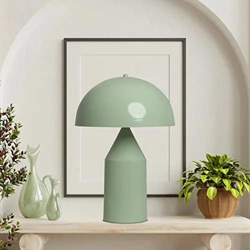 bamyum Lipeo Tischlampe Minzgrün Ø30 cm - Vintage Pilzlampe - Tischlampen für stimmungsvolle Beleuchtung, modernes Design und vielseitig einsetzbar in jedem Raum. Ideal für entspannte Atmosphäre im Wohnzimmer, Schlafzimmer oder Büro.