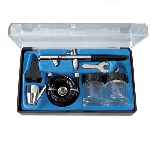 Valex Mini Airbrush 1551057 Bausatz - Mini Airbrush für präzises Arbeiten, ideal für Hobby und Modellbau, hergestellt aus hochwertigem Stahl.