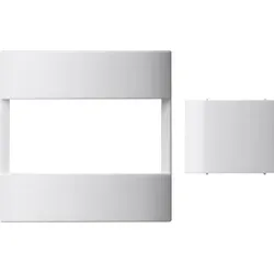 Gira 147027 Abdeckung mit Aufsteckblende für Bewegungsmelderaufsatz 1,10 m Standard, System 55, reinweiß seidenmatt