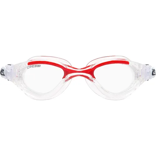 Cressi Flash - Premium Schwimmbrille für Erwachsene mit Antibeschlag und UV-Schutz - Schwimmbrille mit getrennten Linsen, perfekter Anpassung und weichem Silikon. Ideal für Wettkämpfe und Triathlon, bietet optimalen Tragekomfort und Sichtfeld.
