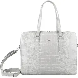 GERRY WEBER Feel Lucky Business Shopper mit Laptopfach - Hellgrau - Stylische Handtasche mit gepolstertem Laptopfach, ideal für den täglichen Einsatz. Mit praktischen Fächern für optimale Organisation und Trolleyhalterung für einfaches Reisen.