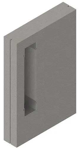 Schedel Schamwand 120 x 80 x 17,5 cm für emco asis WC Modul - Sanitärinstallation mit werkseitiger Abdichtung, ideal zum Befliesen und passend für emco asis WC Module.