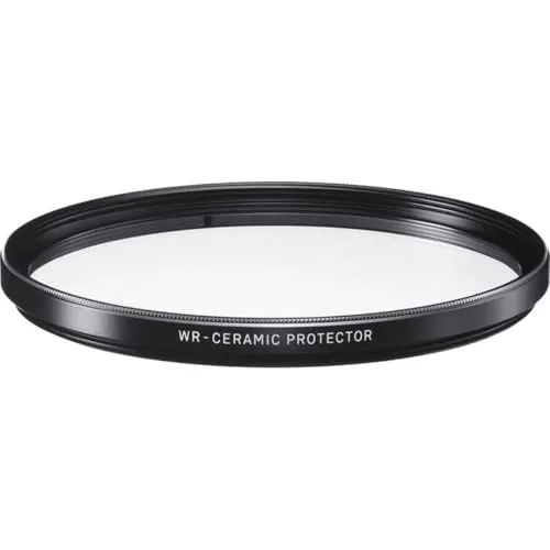 Sigma WR Ceramic Protector Filter 105mm - Foto UV-Filter mit 10 Mal höherer Härte als herkömmliche Filter, dünn und leicht, für hohe Lichtdurchlässigkeit und optimalen Schutz Ihrer Objektive.
