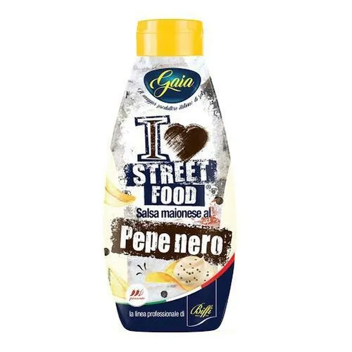 Biffi Gaia Maionese al Pepe Nero Mayonnaise mit schwarzem Pfeffer 800g