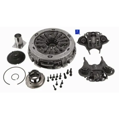 SACHS 3000943008 Kupplungssatz für Hyundai und Kia - Kupplungssatz für Doppelkupplungsgetriebe, inklusive Druckplatte, Kupplungsscheibe und Ausrücklager. Ideal für zuverlässige Antriebsteile und einfache Montage mit dem empfohlenen Spezialwerkzeug.