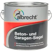 Albrecht Beton- und Garagen-Siegel 5 L RAL 7030 steingrau - Bodenbeschichtung für Beton und Garagen, schützt vor Feuchtigkeit und Abnutzung mit einer eleganten steingrauen Farbe.
