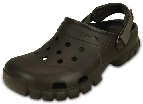 Crocs Offroad Sport Clog Espresso/Walnut - Größe 39/40 - Robuste Clogs für Damen und Herren, ideal für Freizeitaktivitäten. Mit verstellbarem Fersenriemen und profilierter Außensohle für optimalen Halt und Komfort.