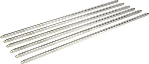 Grillrost.com Das Original 6 Stück Edelstahl-Spieße für Asado Halter - Grillzubehör für Asado-Halter: 6 massive Edelstahlspieße (50 cm) für köstliches Grillfleisch und Steckerlfisch. Langlebig und spülmaschinenfest für optimale Grillvielfalt!