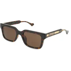 Gucci GG1732SK Herren-Sonnenbrille - Stilvolle Sonnenbrille aus braunem Kunststoff mit eckigem Design, ideal für modebewusste Männer.
